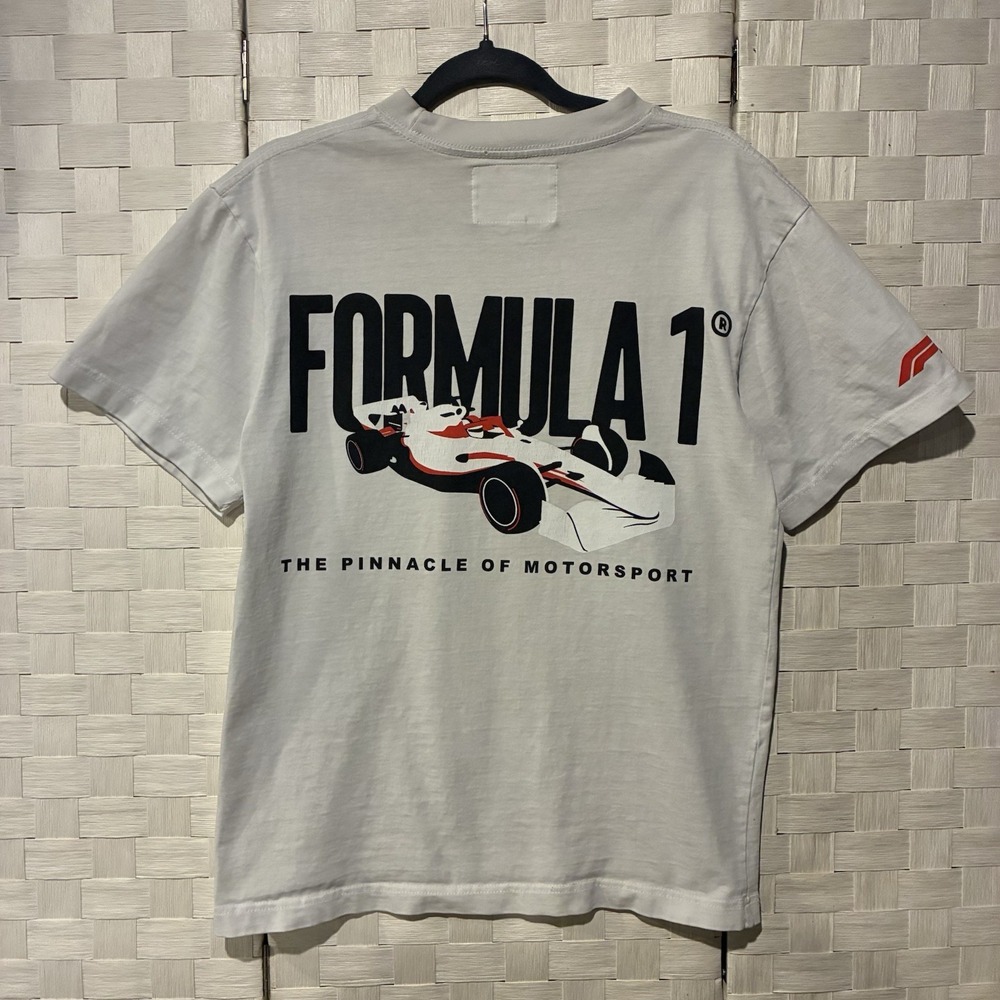 Formula 1 x PacSun White Graphic T-Shirt Mens Small Pinnacle of Motorsport F1